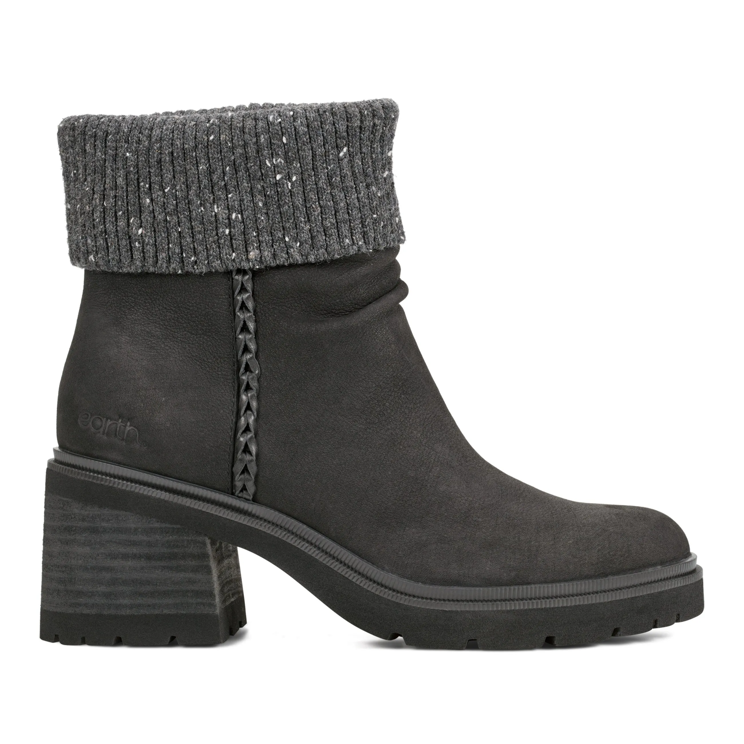 Feather Light Work Commute Gresa Waterproof Block Heel Round Toe Casual Booties