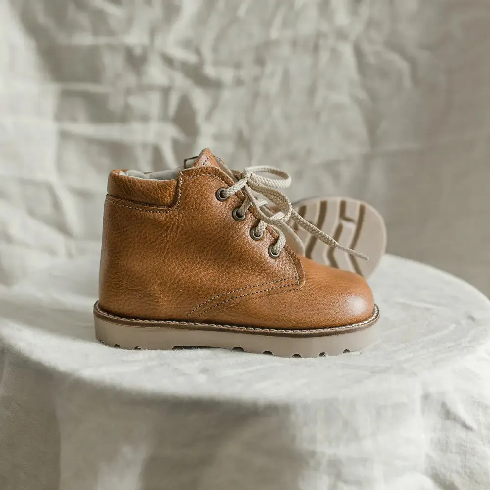 High Top Boot - Cognac Stable Fit Smart Casual Wearer