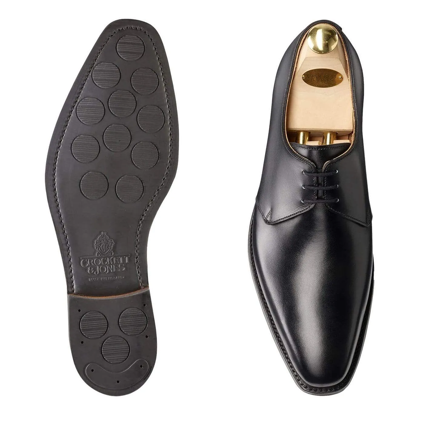 Comfortable Sole Contoured Fit Highbury Black Calf