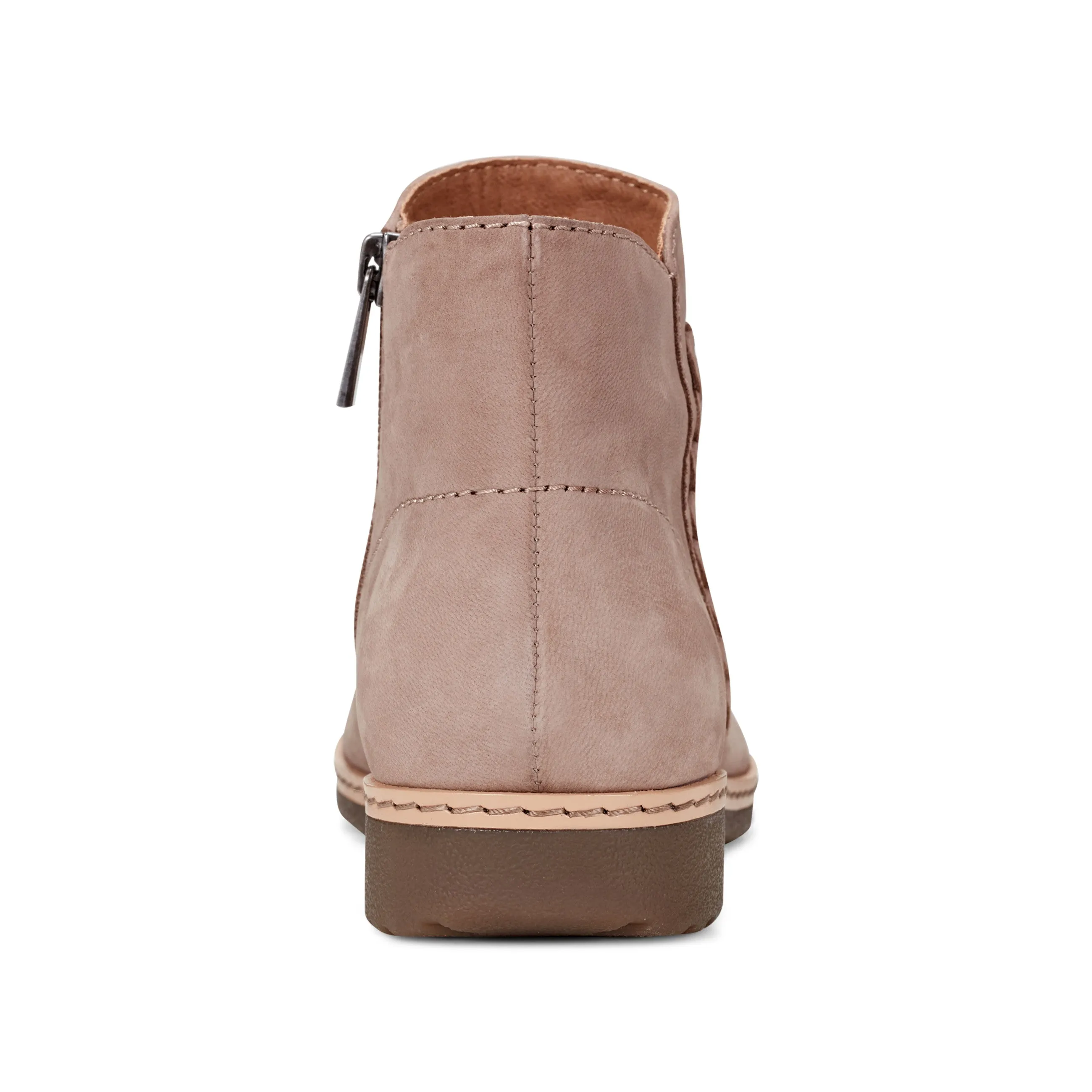 Hilaree Water Repellent Round Toe Ruched Casual Booties Stable Support Weather Resistant User