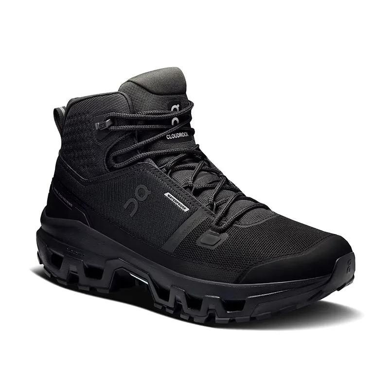 Shock Dispersing Plate Men's Cloudrock Mid Waterproof Black/Black