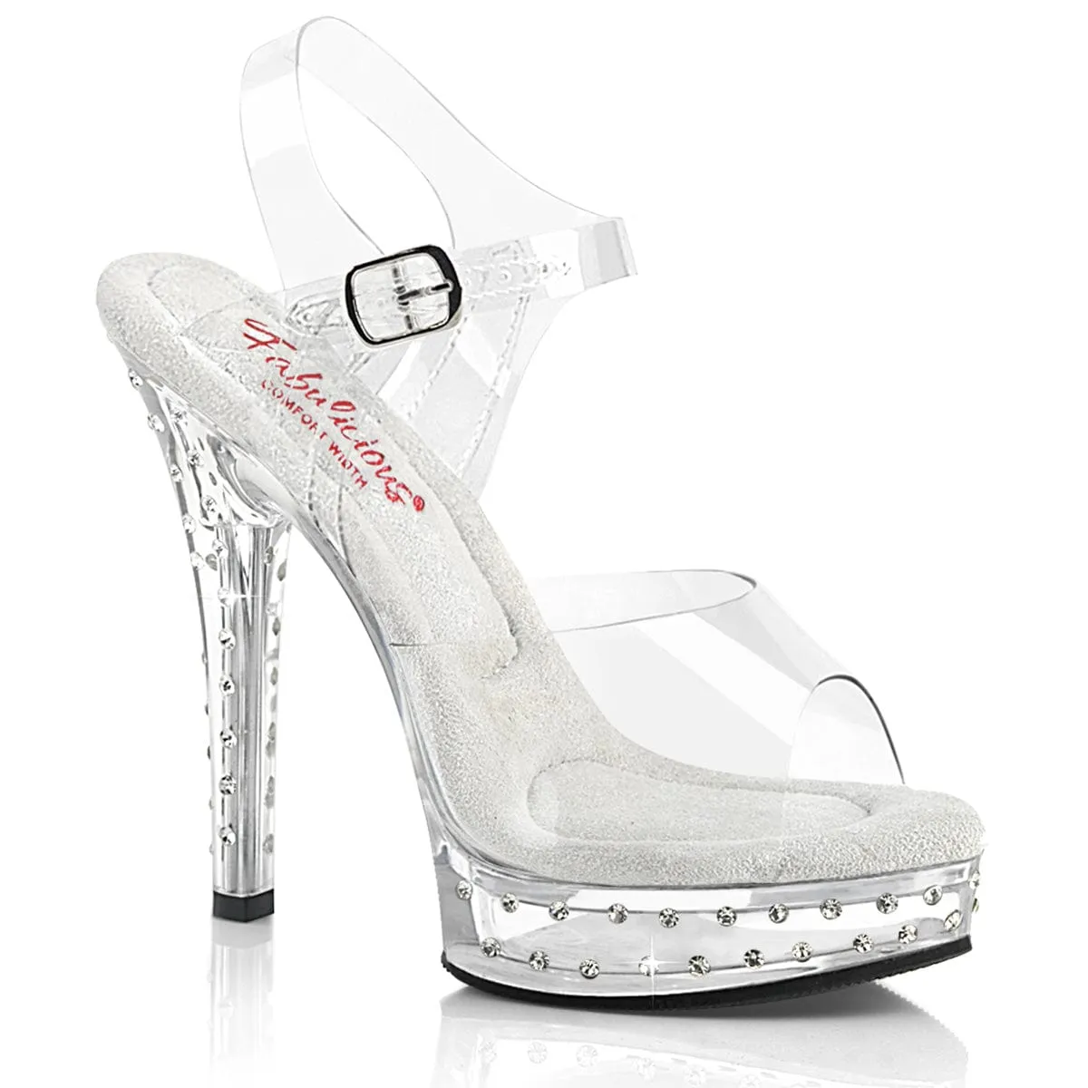 MAJESTY-508SDT Clear Sandals Action Ready Future Walk