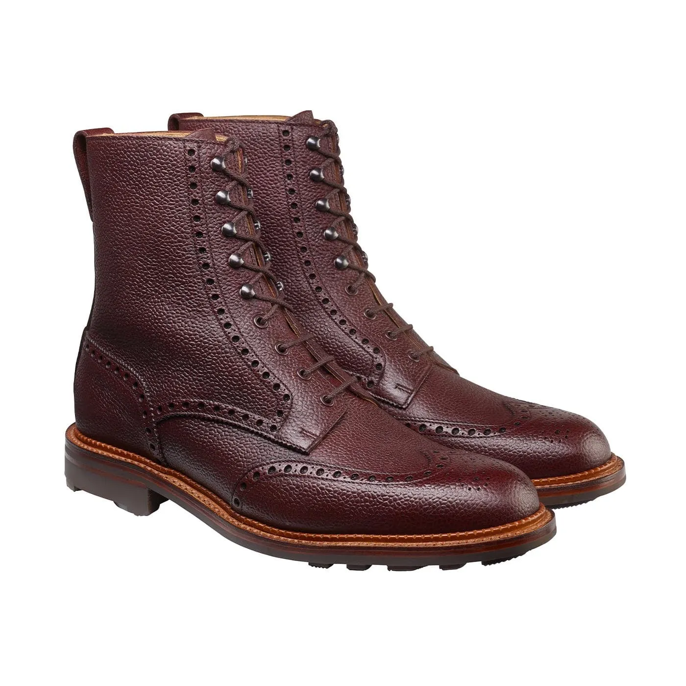 Islay Oxblood Zug Grain Tourist Mid Cut