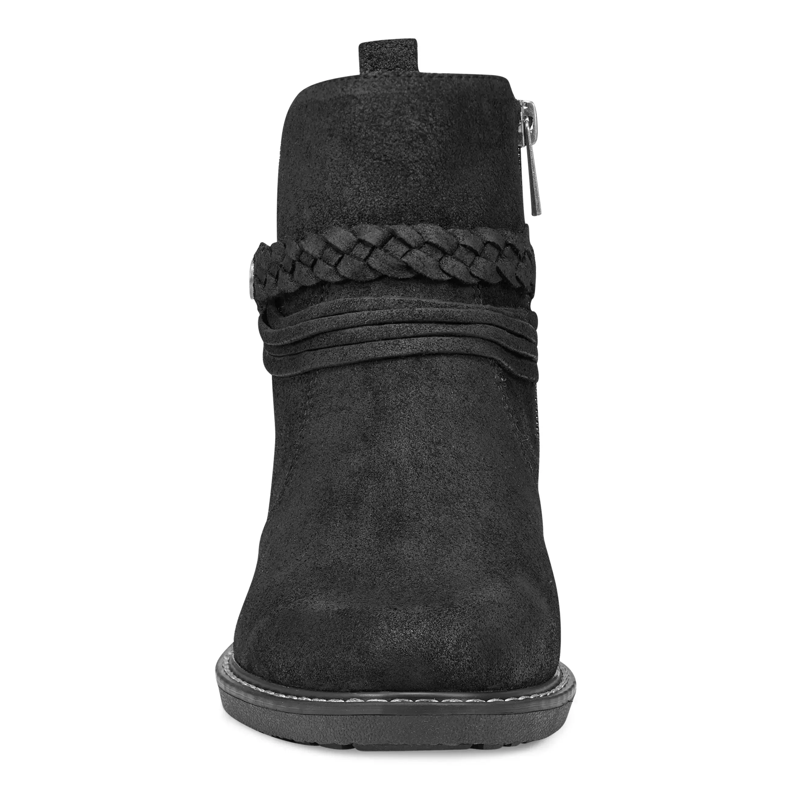 High Traction Stylish Explorer Subtle Lines Jeno Round Toe Casual Booties
