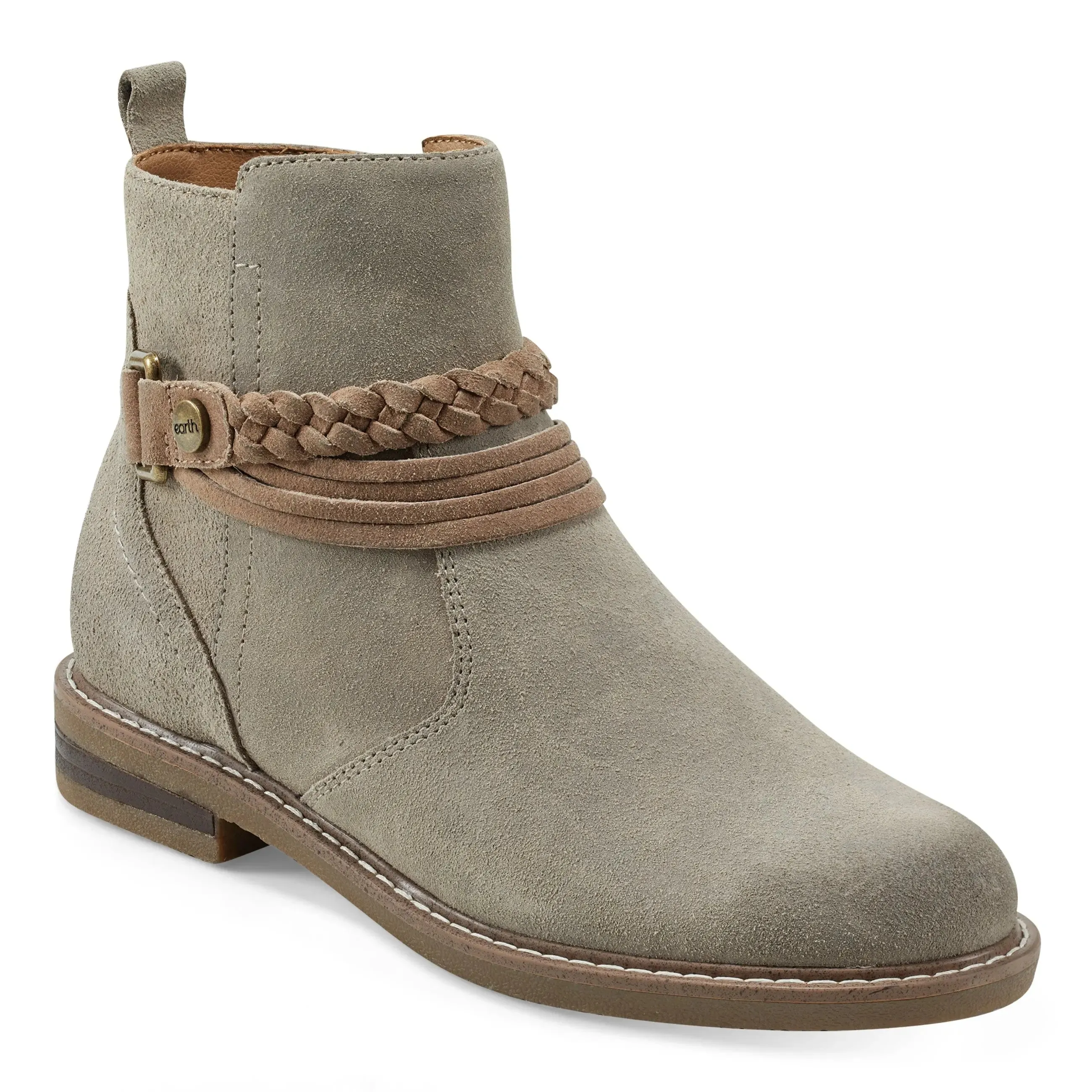 Jeno Round Toe Casual Booties Long Travel