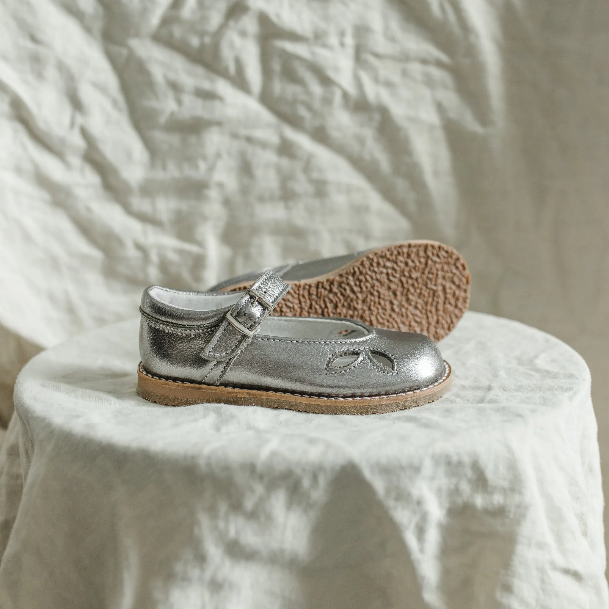 Josie Mary Jane - Pewter Comfort Platform Step Ahead