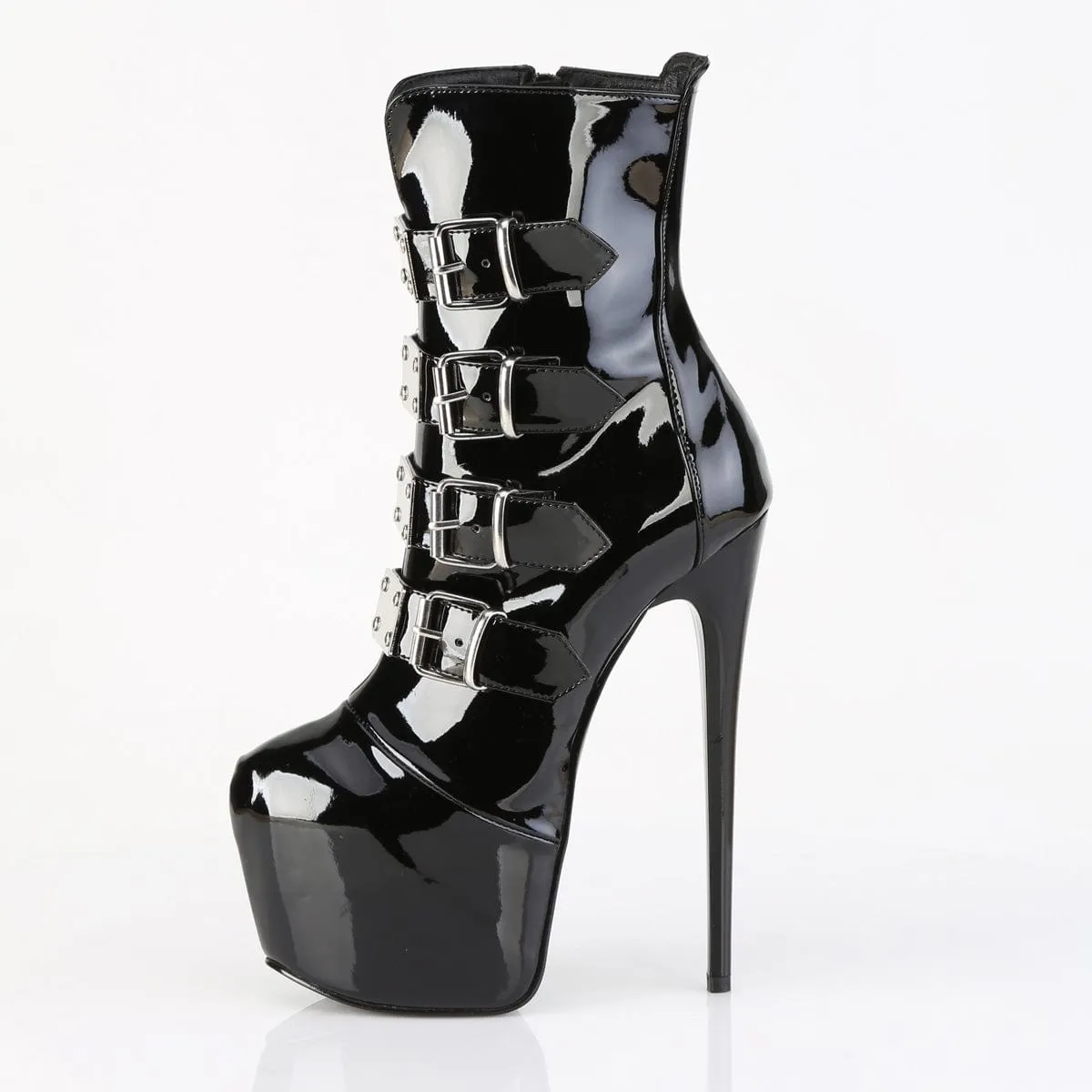 Minimalist Style JUBILANT-1023 Platform Shoes Black Pat