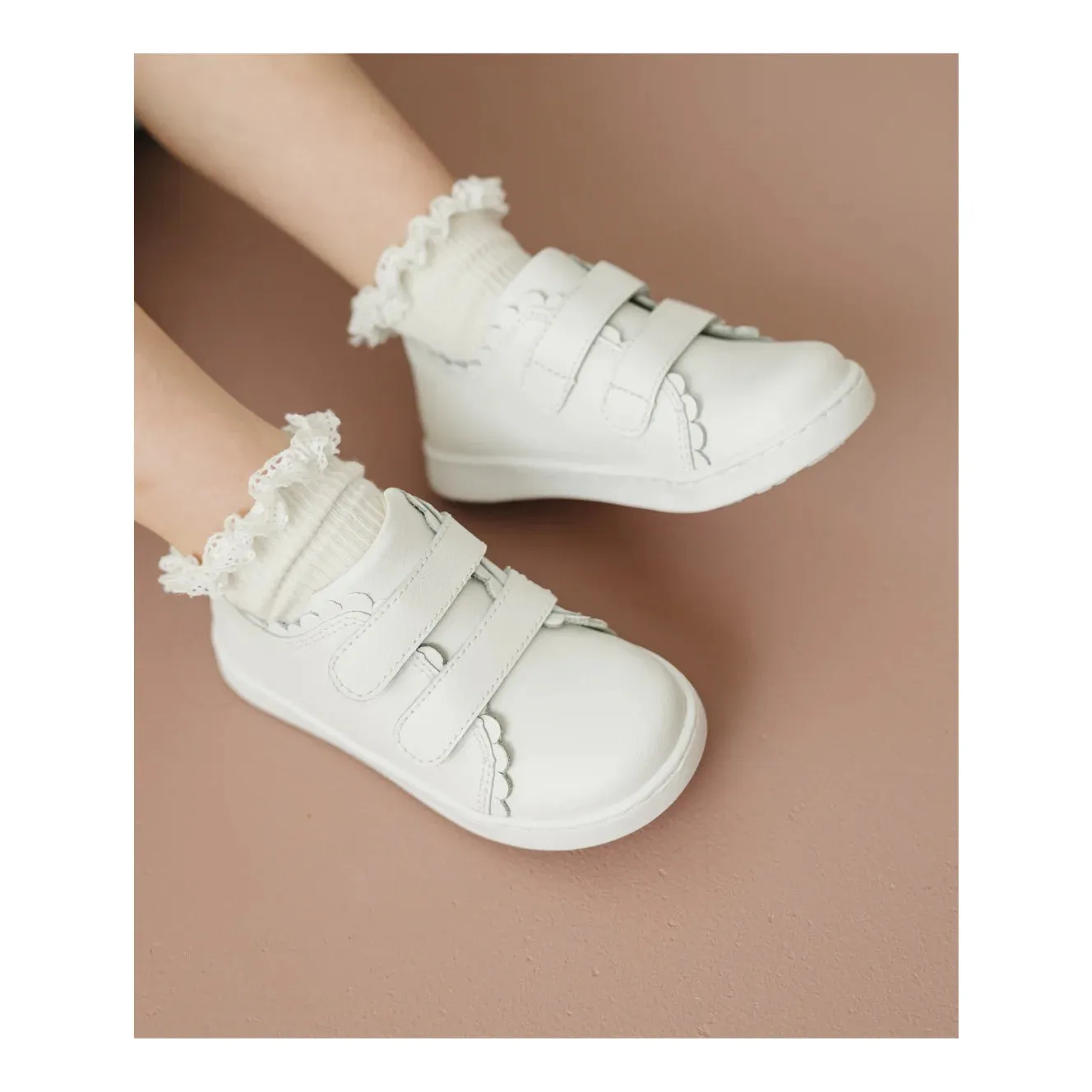 KIDS' CAROLINE SNEAKER logo - rhinestoned shoes