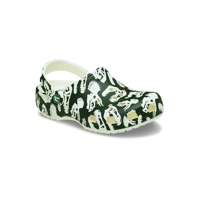 Kid's Preschool Classic Print Clog Glow Dino All Day Road Trip
