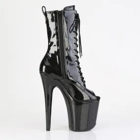 Flexible Design Smooth Form FLAMINGO-1041GP Black Glitter Patent/M