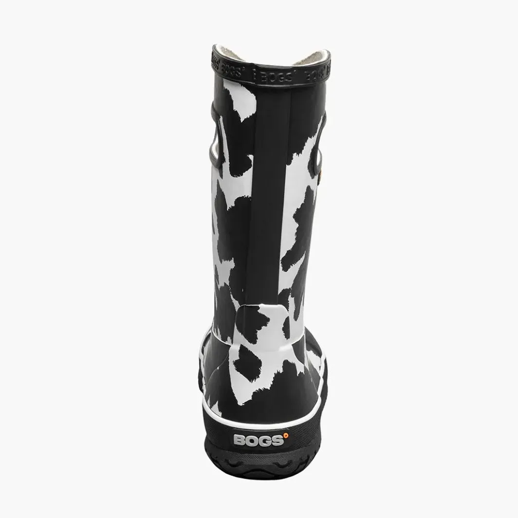 Rainboot Cow - Black and White Comfort Stretch Thermal Lining