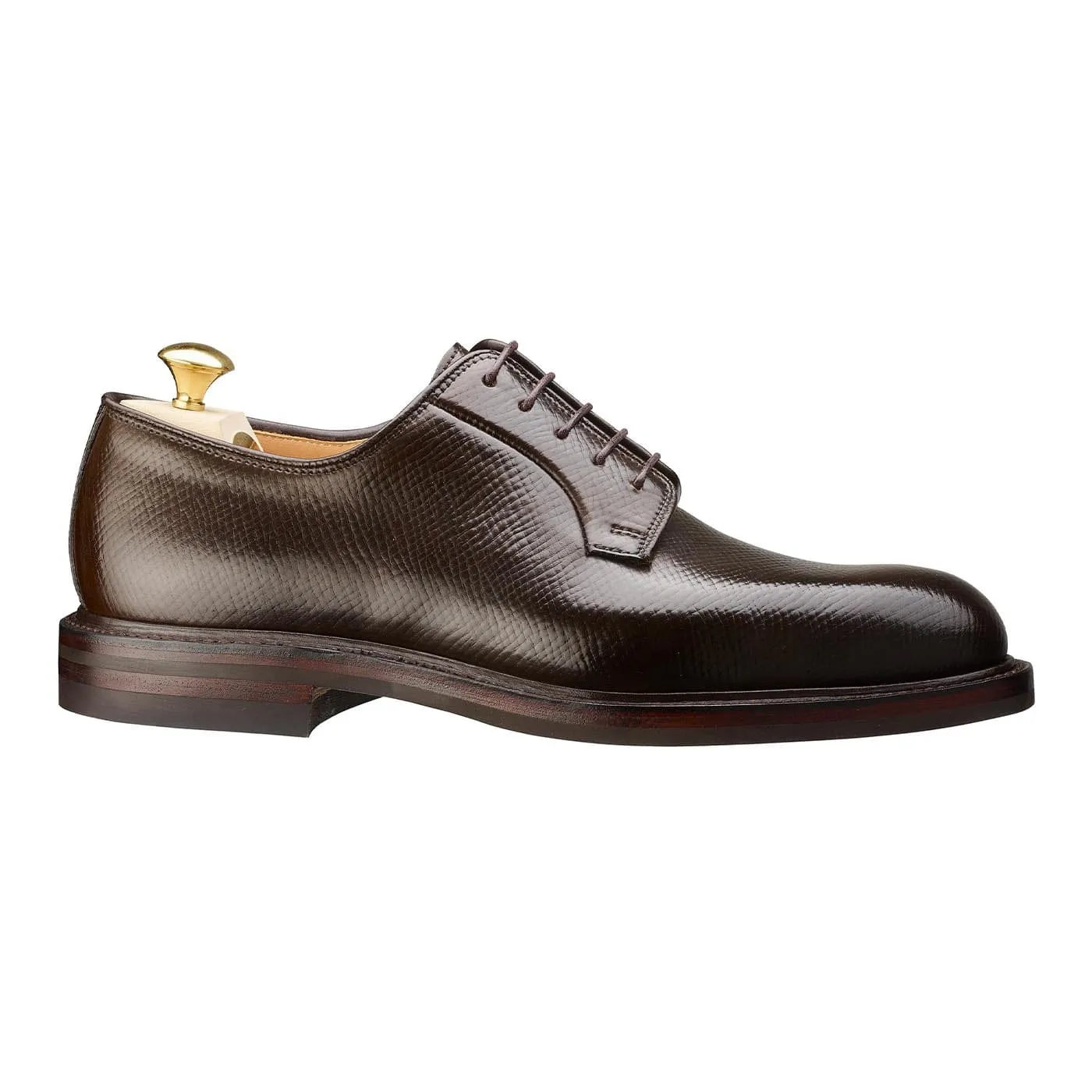 Full Ease Graduation Ceremony Lanark 5 Dark Brown Hatch Grain Cordovan