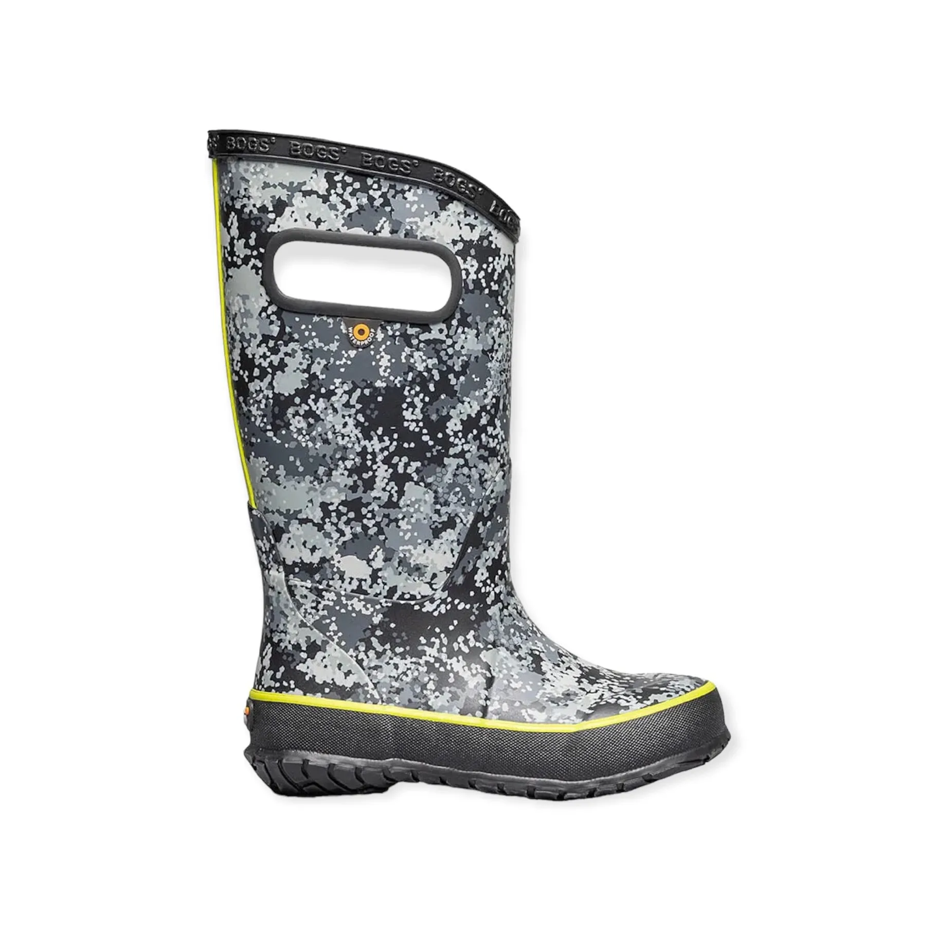Rainboot Microcamo - Black Multi Smooth Design