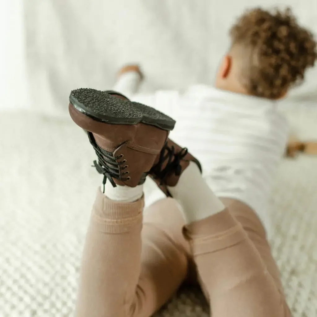 Matte Finish Design Lover Walk Comfort Levon High Top - Brown Nubuck