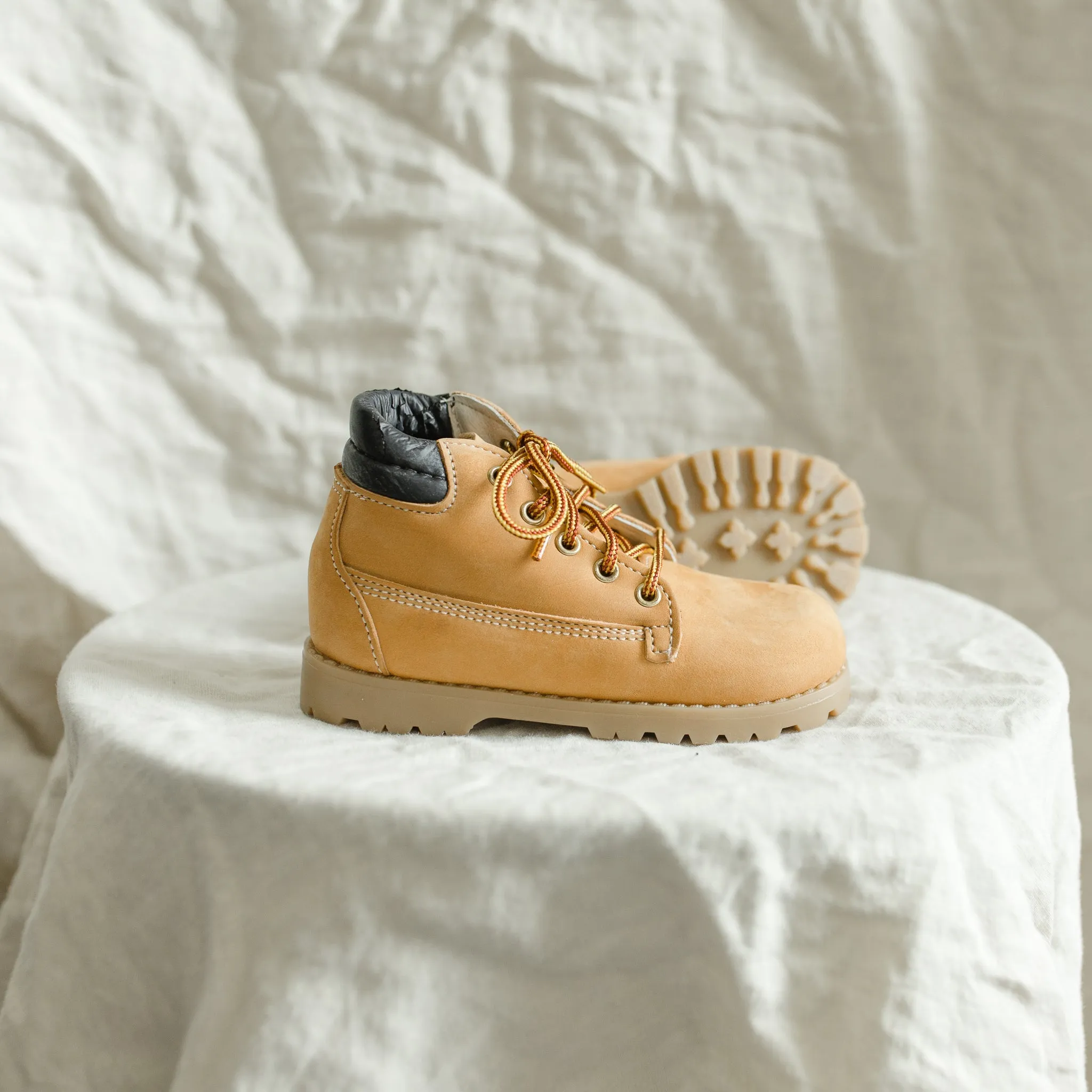 Levon High Top - Tan Nubuck Durable Make Client Meeting