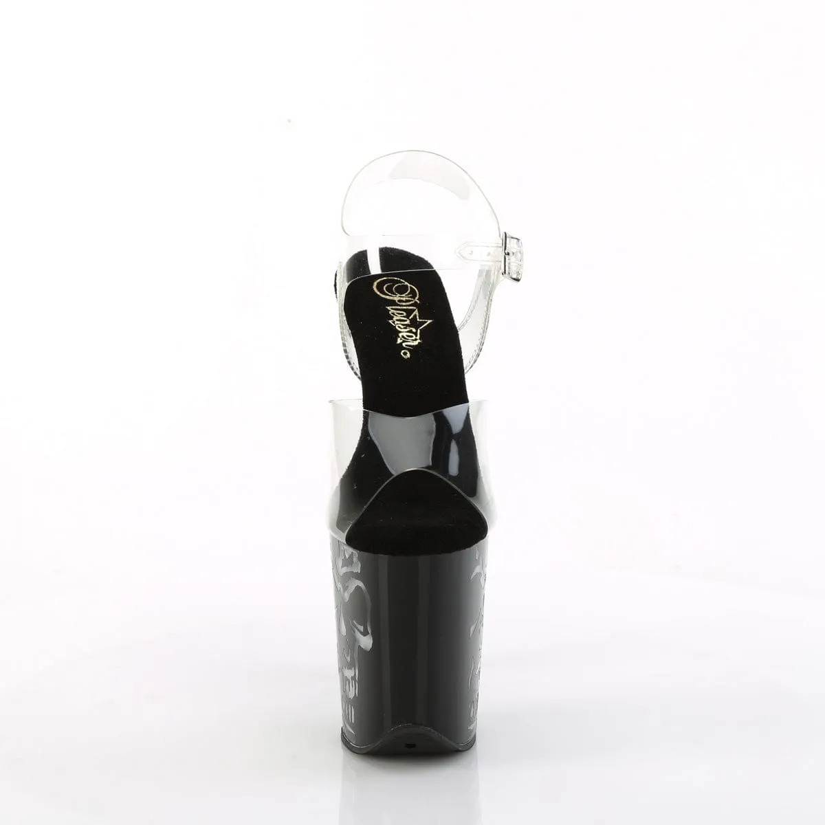 Foot-Friendly Shoes FLAMINGO-808NLSK Clear/Black-Multi