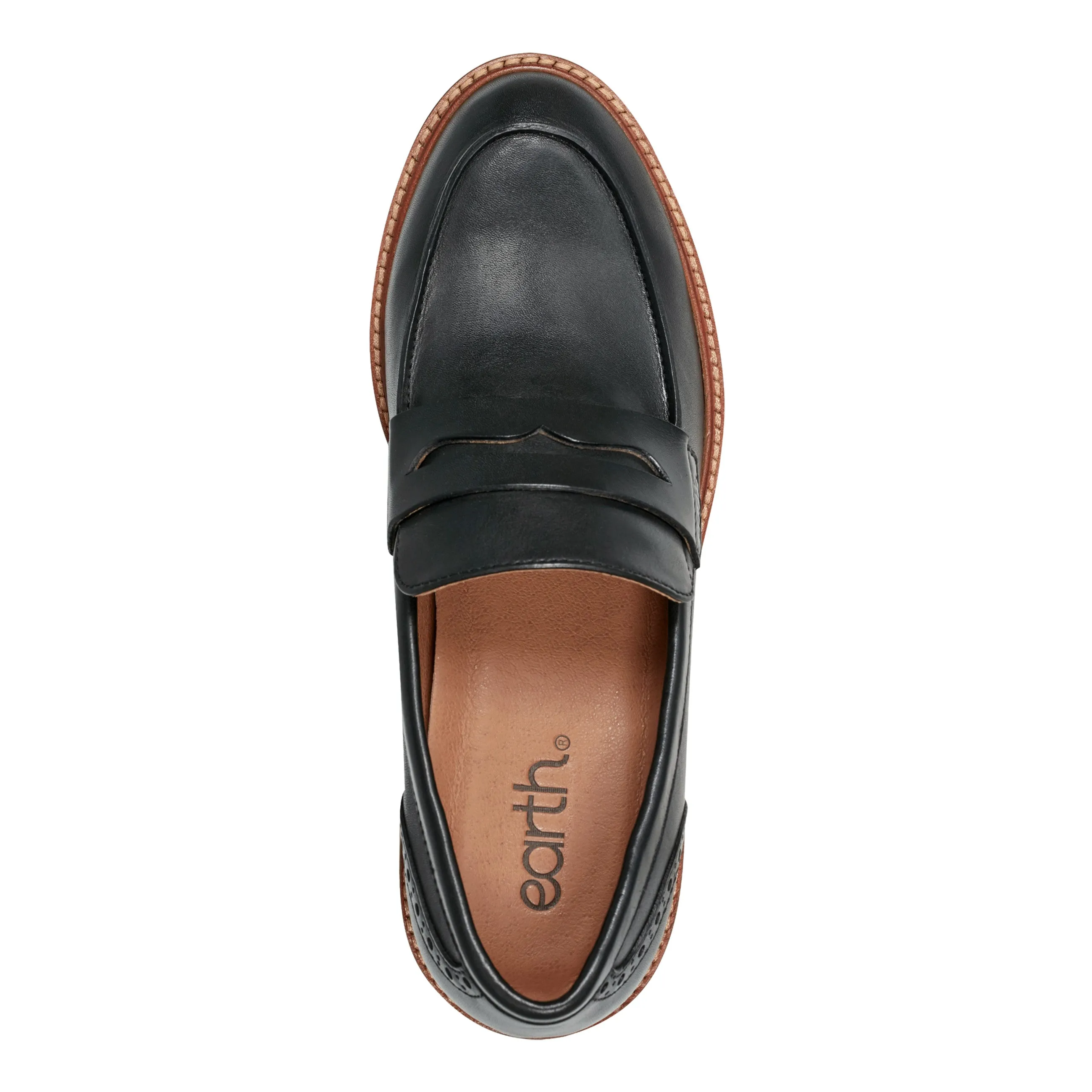 Smart Look Lindy Almond Toe Casual Slip-on Penny Loafers
