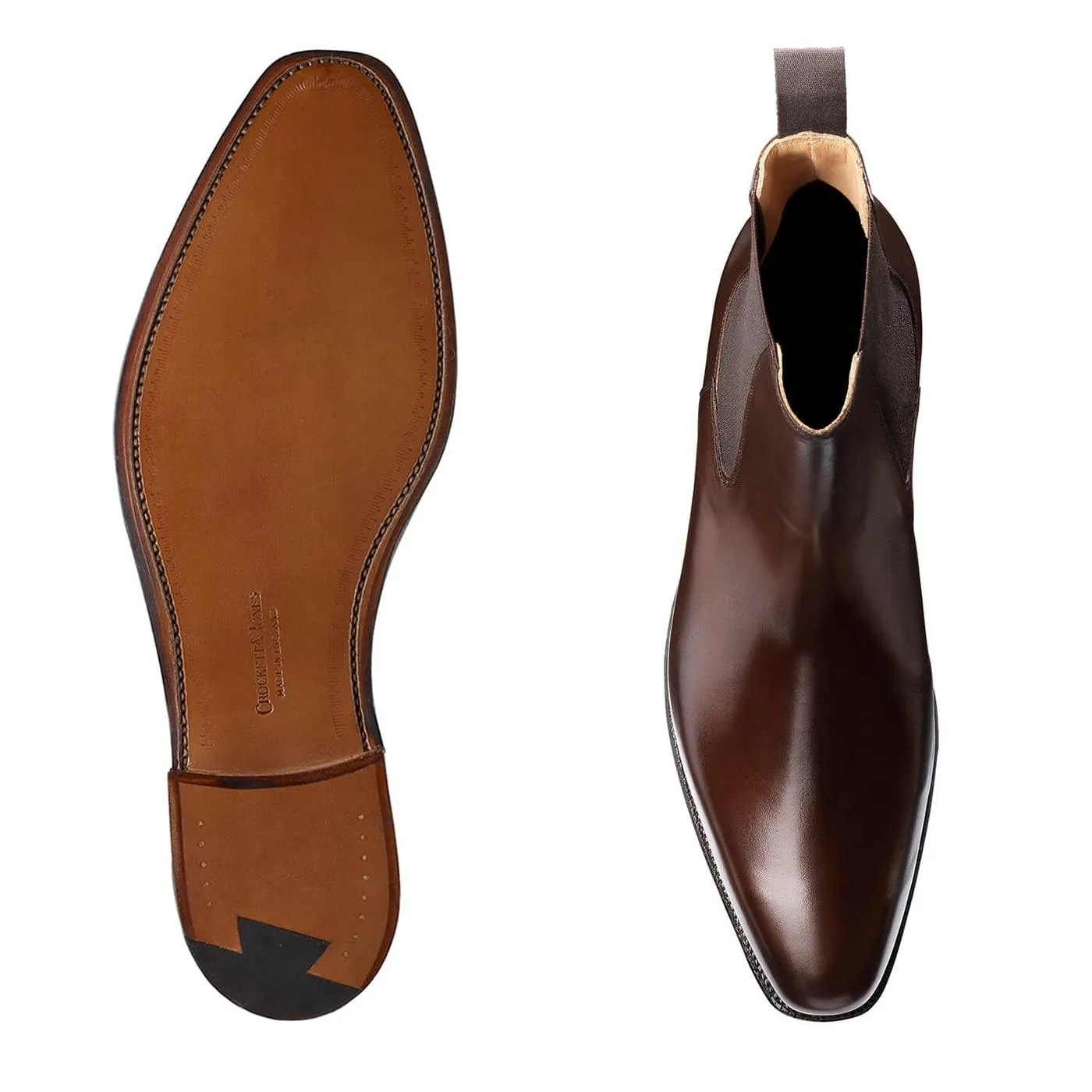 Low Maintenance Lingfield Dark Brown Burnished Calf