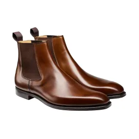 Lingfield Dark Brown Burnished Calf Sporty Design