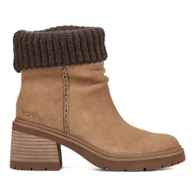 Gresa Waterproof Block Heel Round Toe Casual Booties mom style