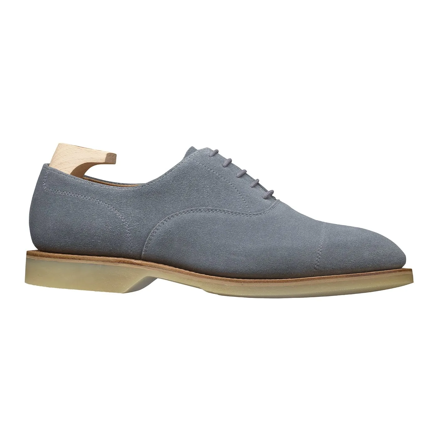 Tresco Pastel Blue Suede Everyday Wear Job Interview