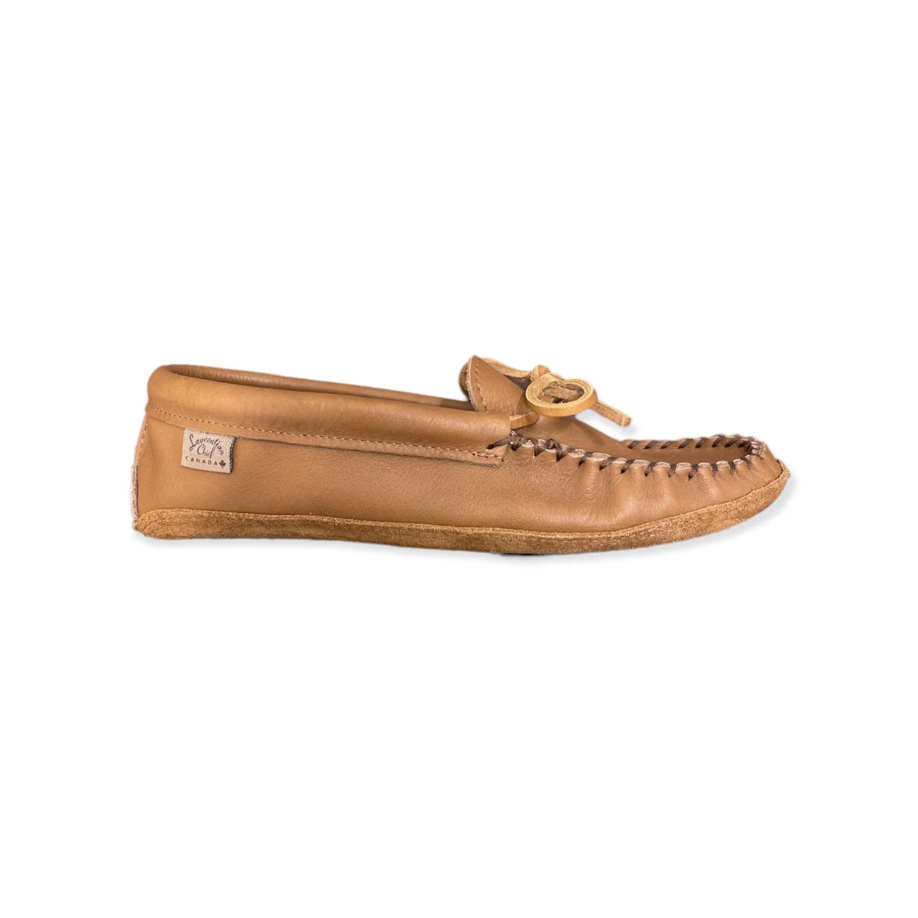 Shock Absorbing Insole Maple Moosehide Moccasin