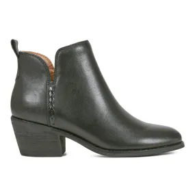 Marisole Block Heel Slip-on Casual Booties On-the-Go Wear All-Season Protection