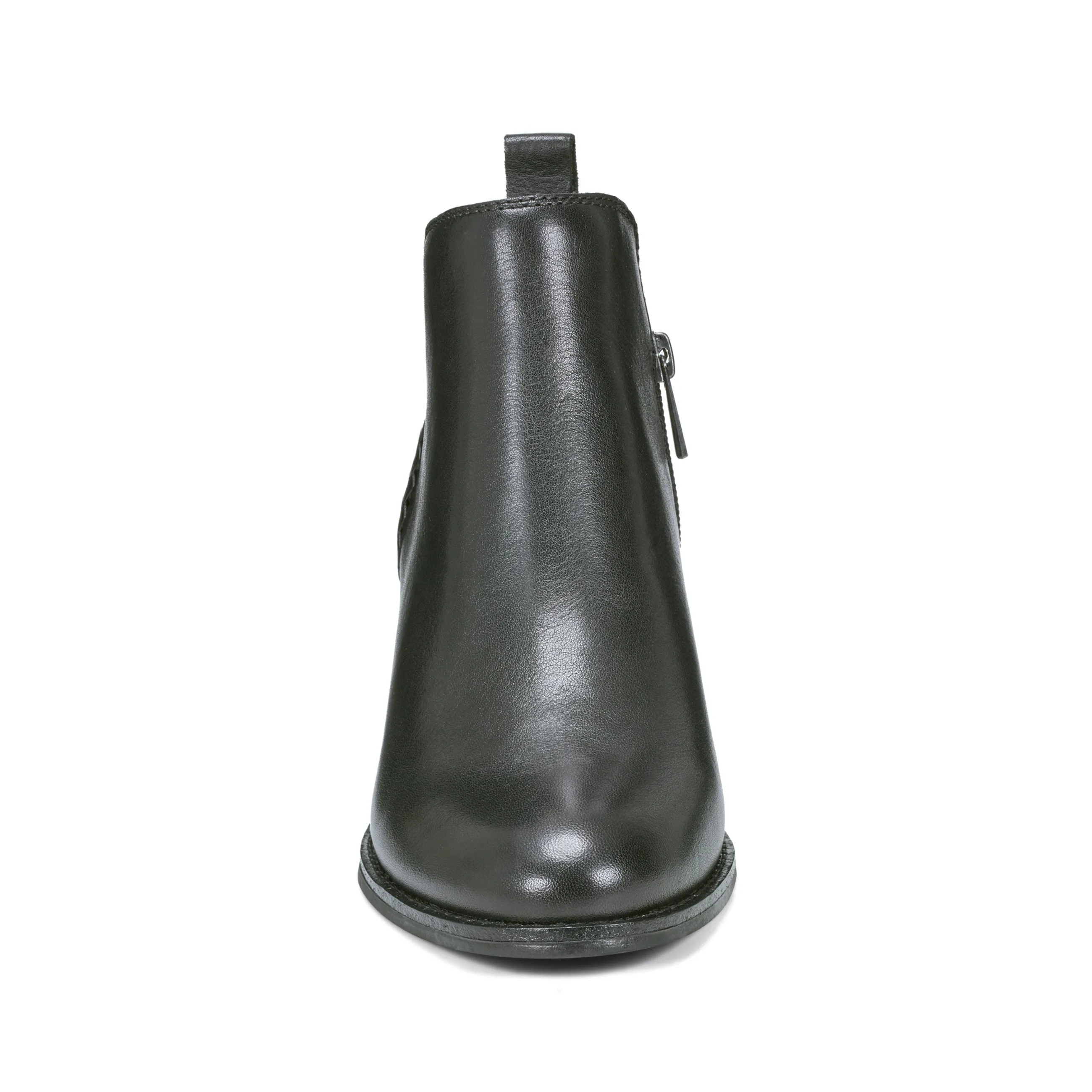 Marisole Block Heel Slip-on Casual Booties Cushioned Step Snowy Path