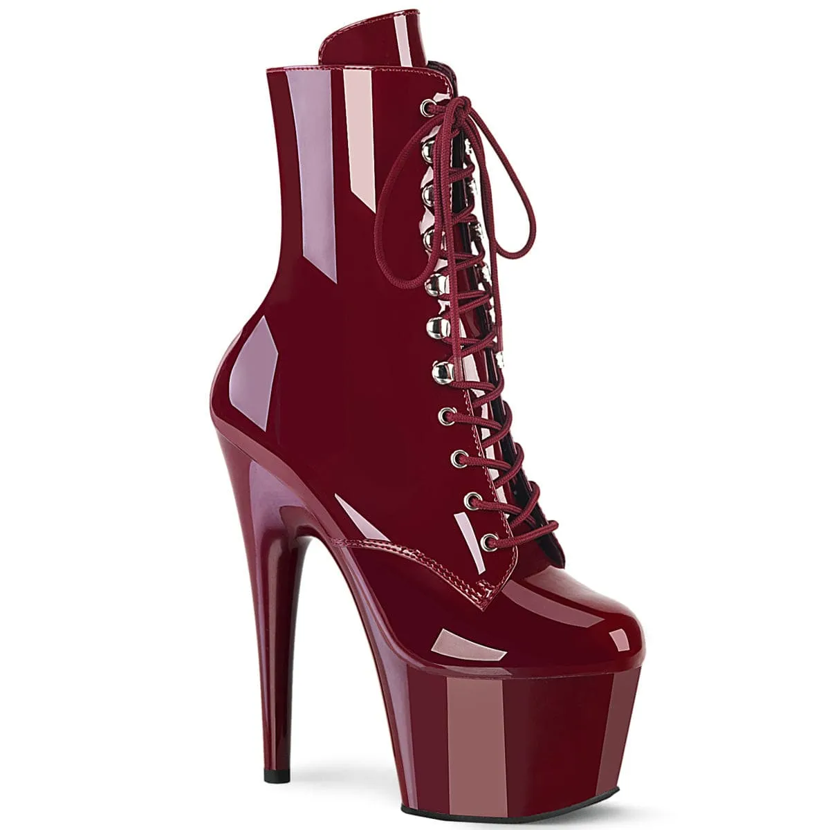 Soft Material Timeless Look ADORE-1020 Burgundy Patent/Burgundy