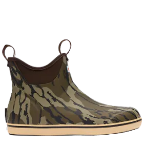 Men's 6" Mossy Oak? Bottomland Ankle Deck Boot Active Lifestyle Wide fit