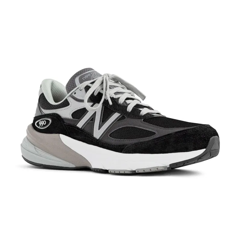Men's 990 V6 Black/White Quick Motion Leather Touch
