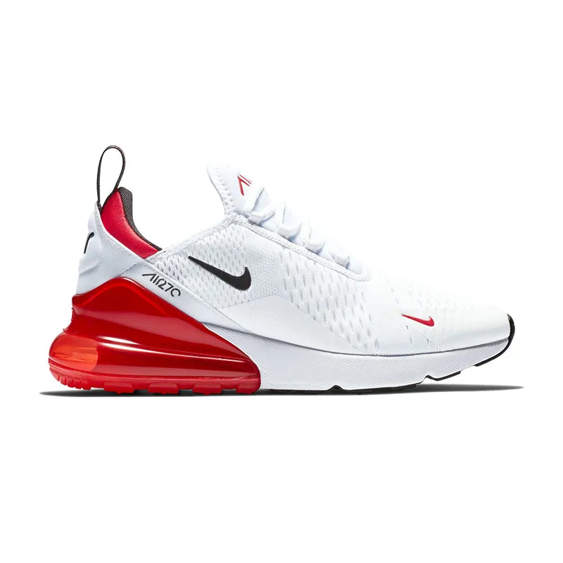 Men's Air Max 270 White/Black/Red Moisture Wicking Fabric