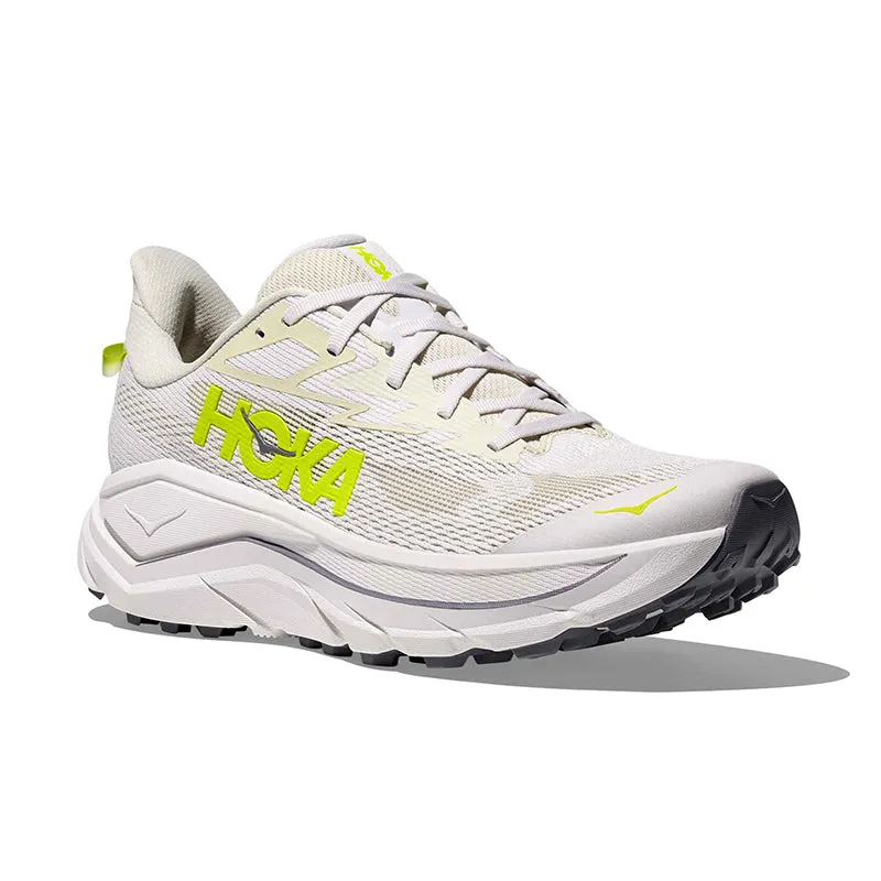 Men's Challenger 8 White/Neon Hoka Citrus Dad Pick