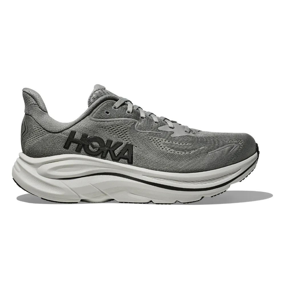 Stretch Mesh running in a coastal area shoes Men's Clifton 10 - Galactic Grey / Asteroid