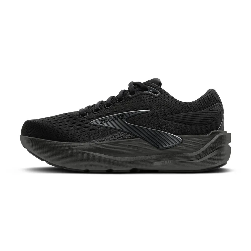 fire - department - training running shoes Men's Ghost Max 3 - Black / Black / Ebony