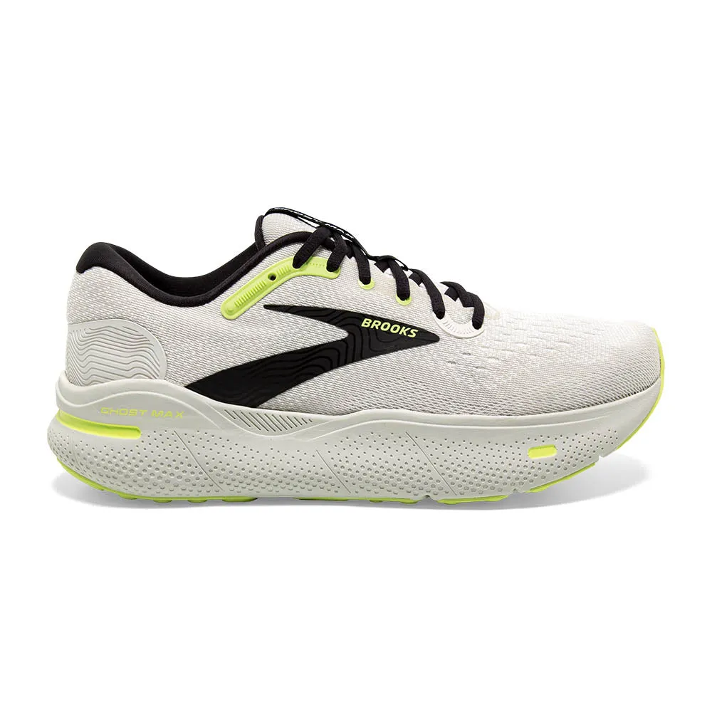 Men's Ghost Max - Grey / Black / Sharp Green packable shoes