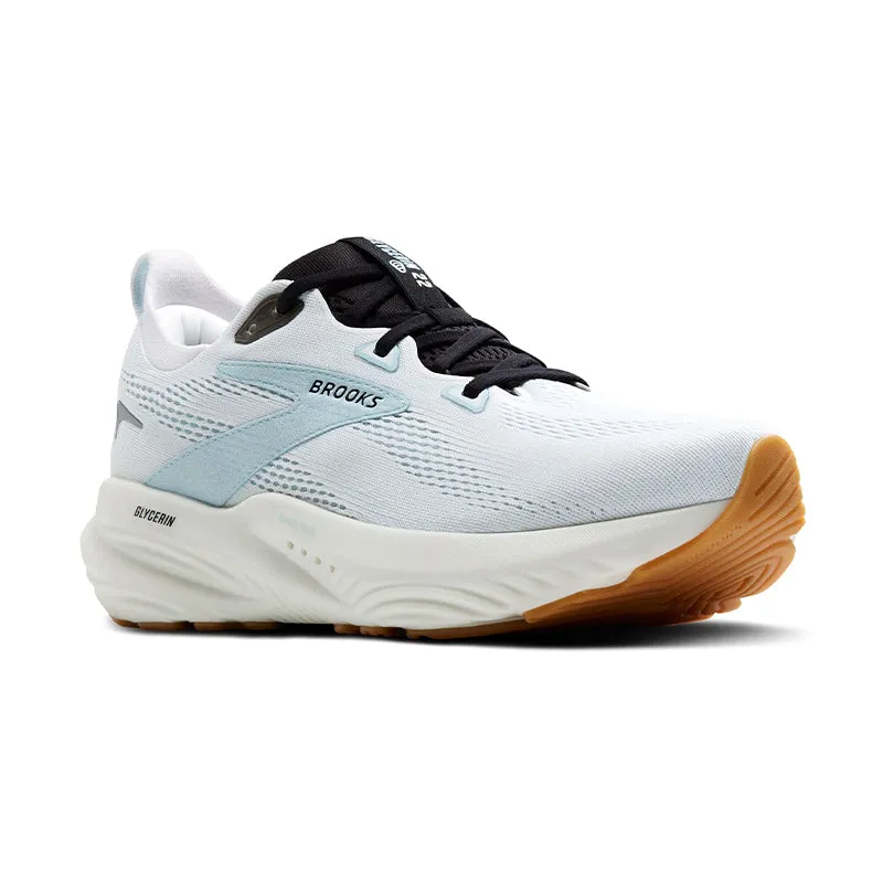 Men's Glycerin 22 Bright White/Winter Sky Clear Glow Secure fit