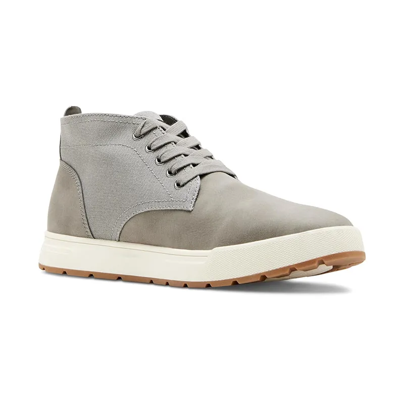 Men's McAllob Grey Asymmetric Lace Guides