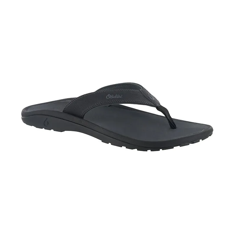 Men's Ohana Black/Black Casual Flip-flops