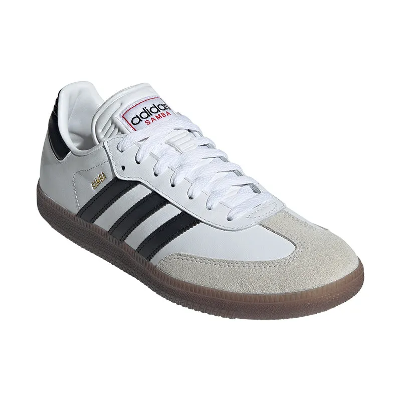 Men's Samba White/Black/Red performance - oriented