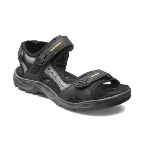 Men's Yucatan Sandal Black Easy Lock Anti Bacterial Lining