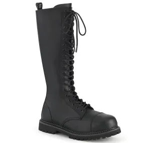 Hiking Comfort RIOT-20 Black Vegan Leather