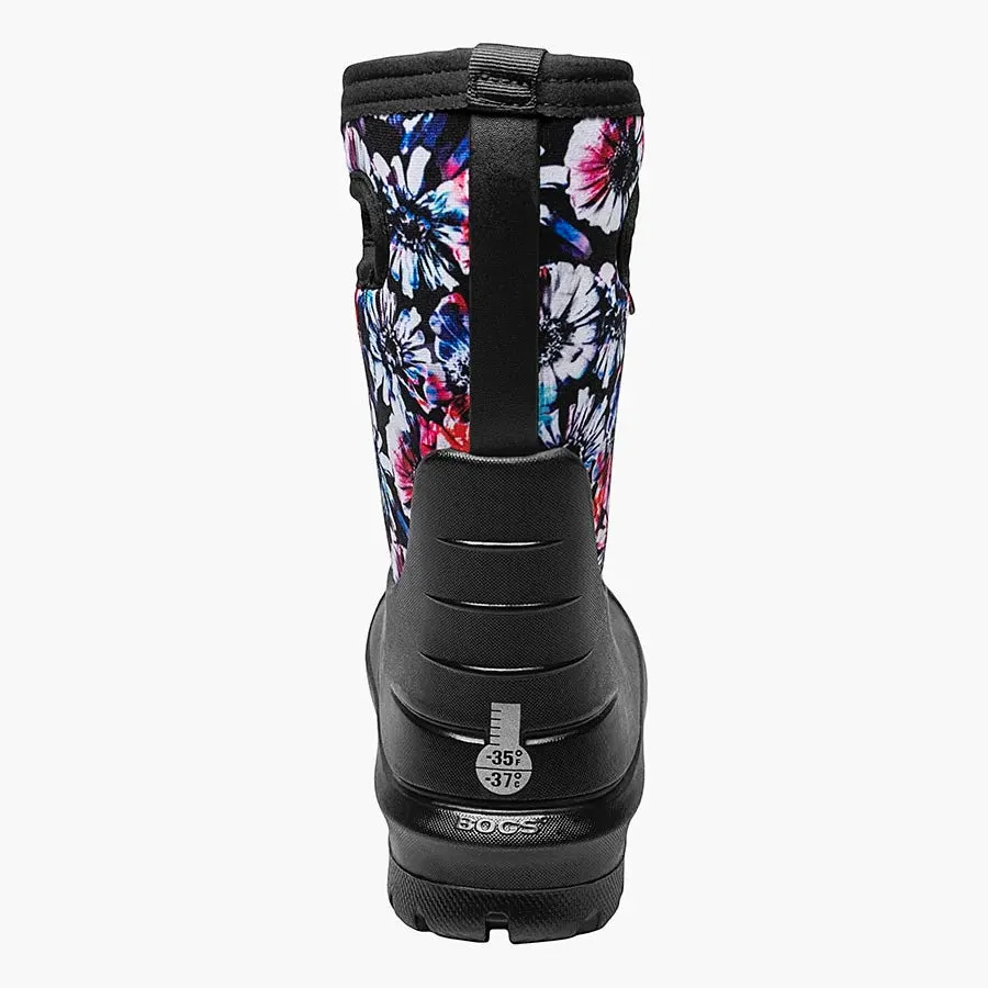 Neo-Classic Real Flower - Black Multi Patent Glow Gym workout