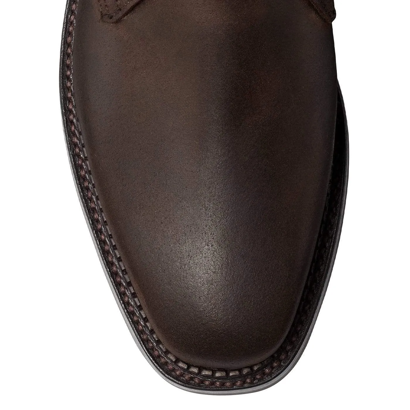 Molton Dark Brown Rough-Out Suede Flat Form