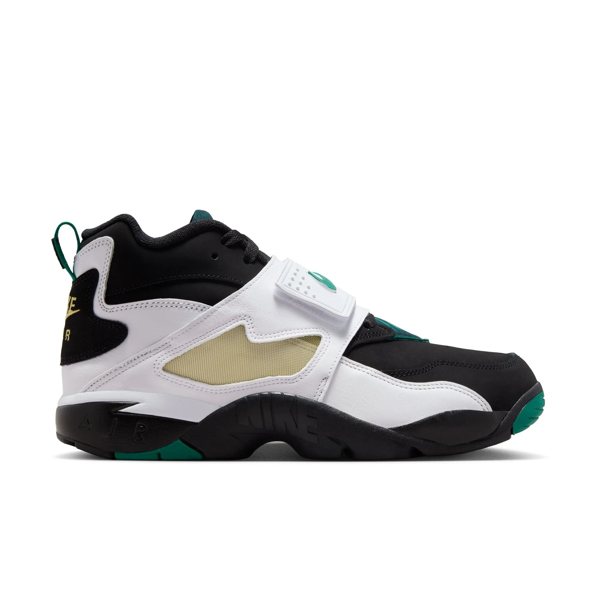Stud Cool night walk Nike Air Diamond Turf '93 Men's Shoes Color: Black/mystic Green-white-golden Tussah IB2240-001