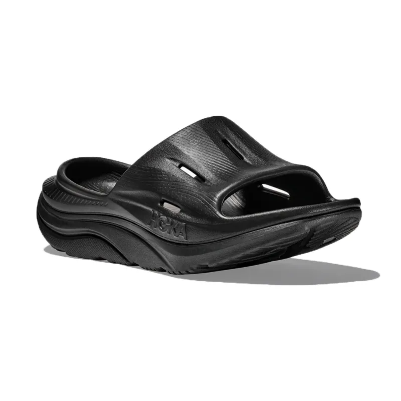 Chic Casual Footwear Men's Ora Recovery Slide 3 Black