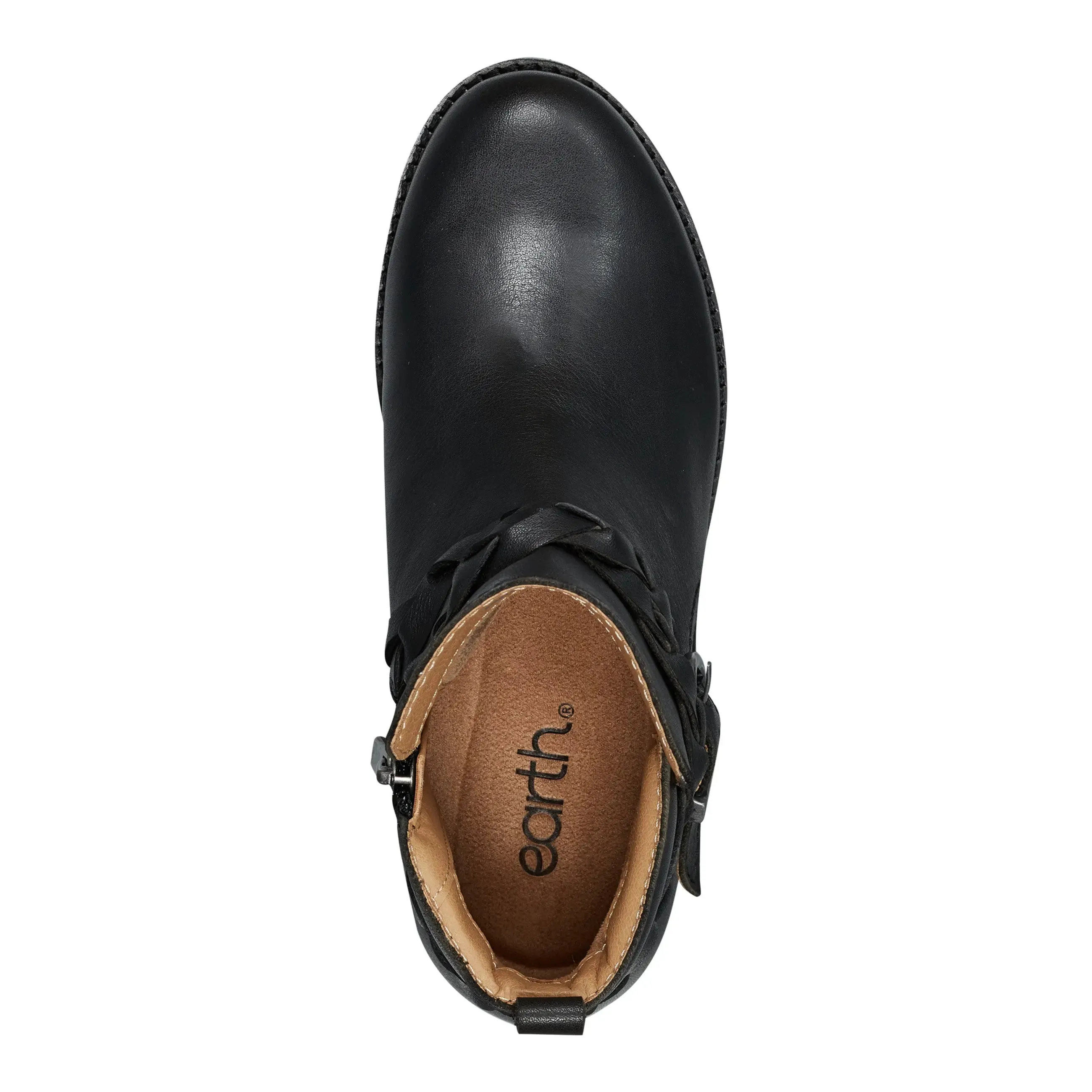 Insulated Cold Climate Comfort Lining Windy Weather Nicole Round Toe Stacked Heel Casual Booties