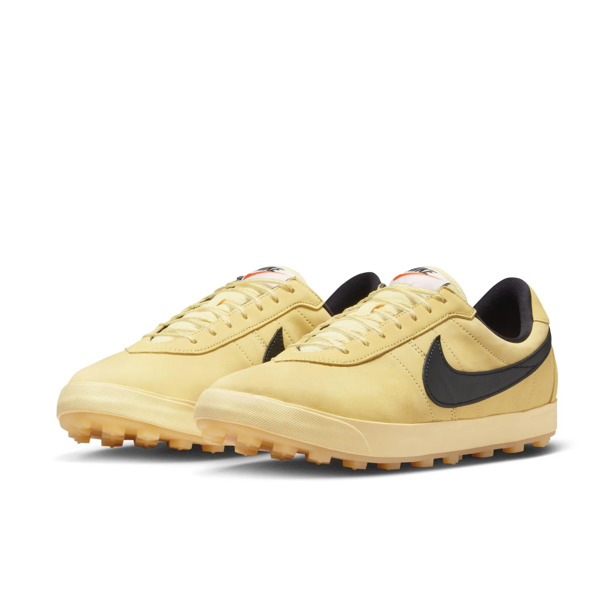 Nike Astrograbber Men's Shoes Color: Soft Yellow/black-sail-safety Orange IH2341-700 Breathable Lining Kids Fun