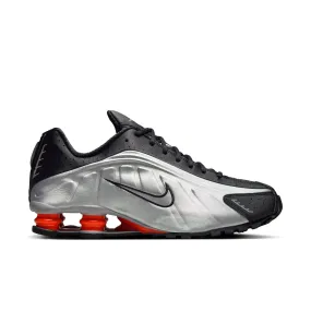 Nike Shox R4 Men's Shoes Color: Metallic Silver/metallic Silver-black Style: HQ1988-002 Breathable Daily Walk Lake Step