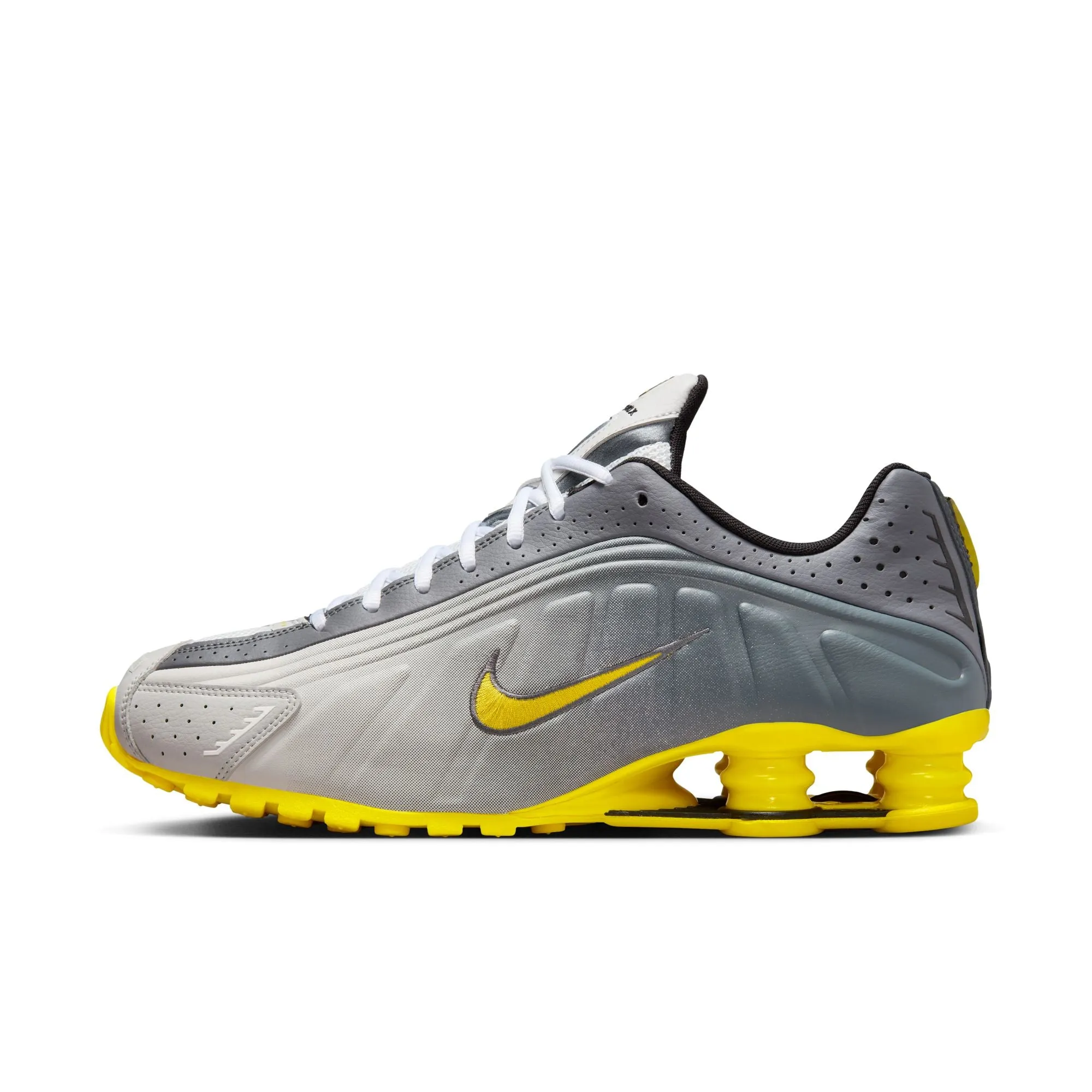 Nike Shox R4 SE Vast Grey/bright Citron-lt Graphite IH3397-078 shape fit